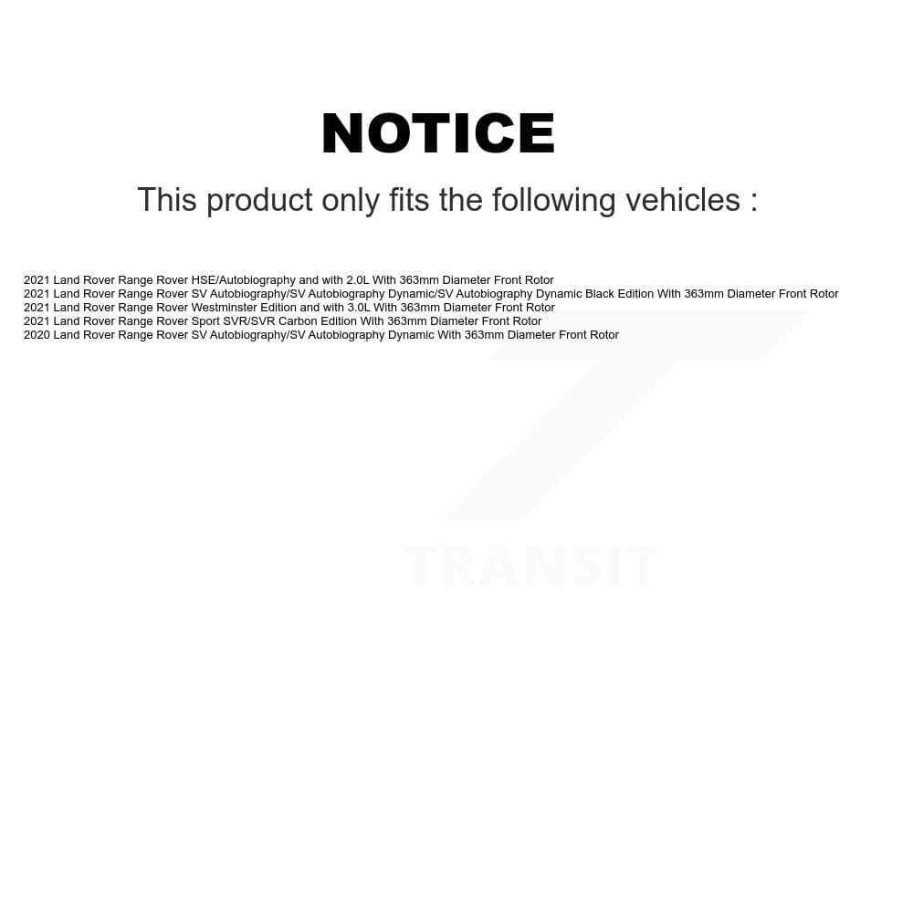 Transit Auto - K8T-103820 - Front Disc Brake Kits image 24