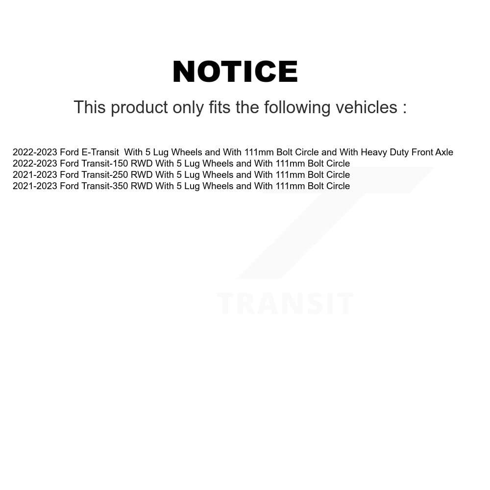 Transit Auto - K8T-104684 - Front Disc Brake Kits image 24