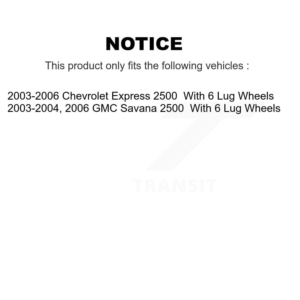 Transit Auto - K8T-105615 - Rear Disc Brake Kits image 24