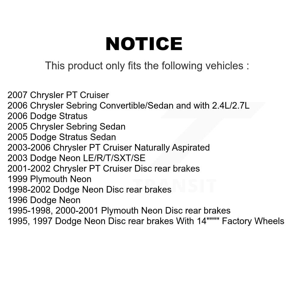 Transit Auto - K8T-105653 - Rear Disc Brake Kits image 24