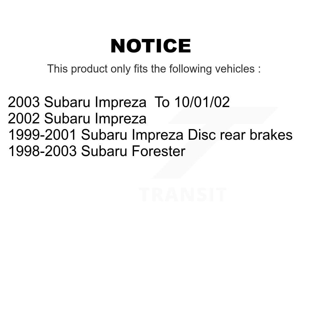 Transit Auto - K8T-105678 - Rear Disc Brake Kits image 24