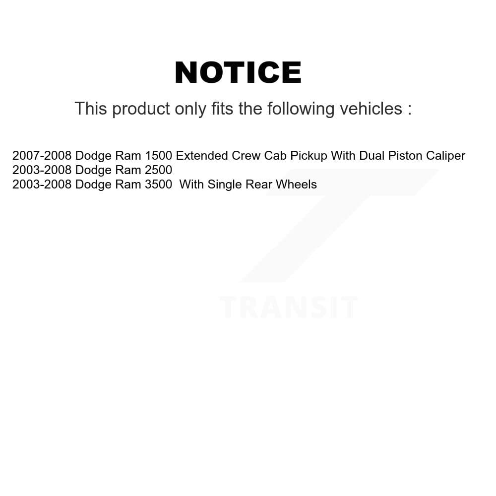 Transit Auto - KC8-100041T - Rear Disc Brake Kits image 24