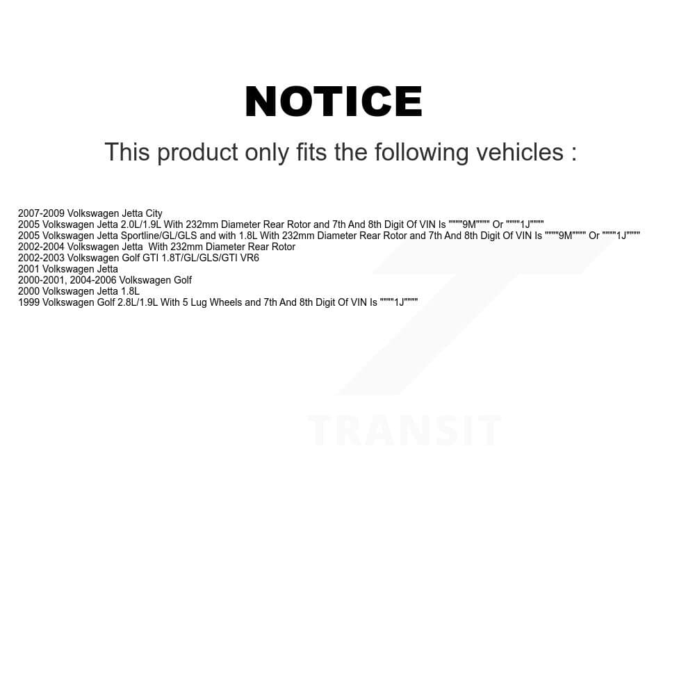 Transit Auto - KC8-100215T - Rear Disc Brake Kits image 24