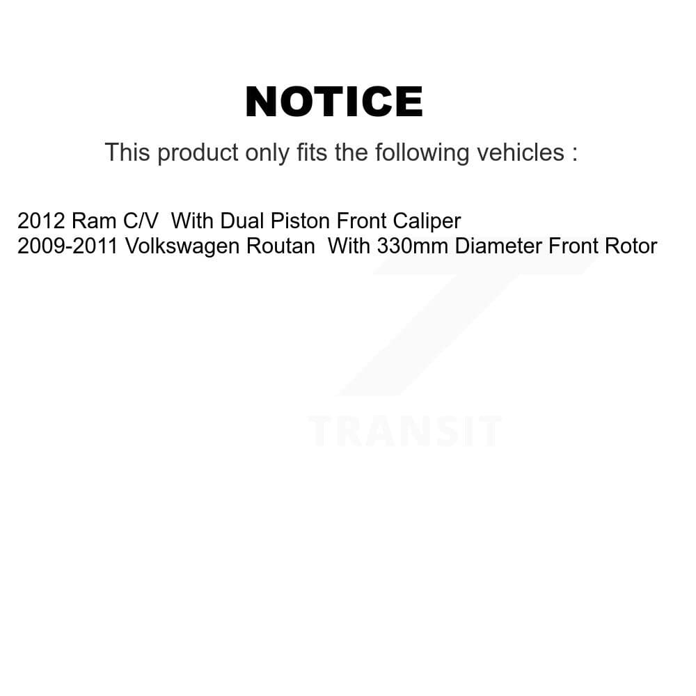 Transit Auto - KC8-100261P - Front Disc Brake Kits image 24