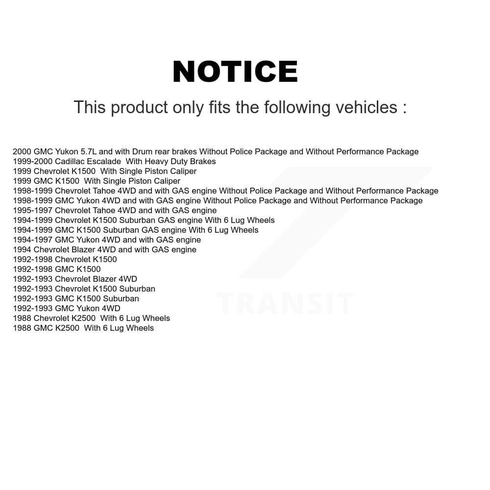Transit Auto - KC8-100288P - Front Disc Brake Kits image 24