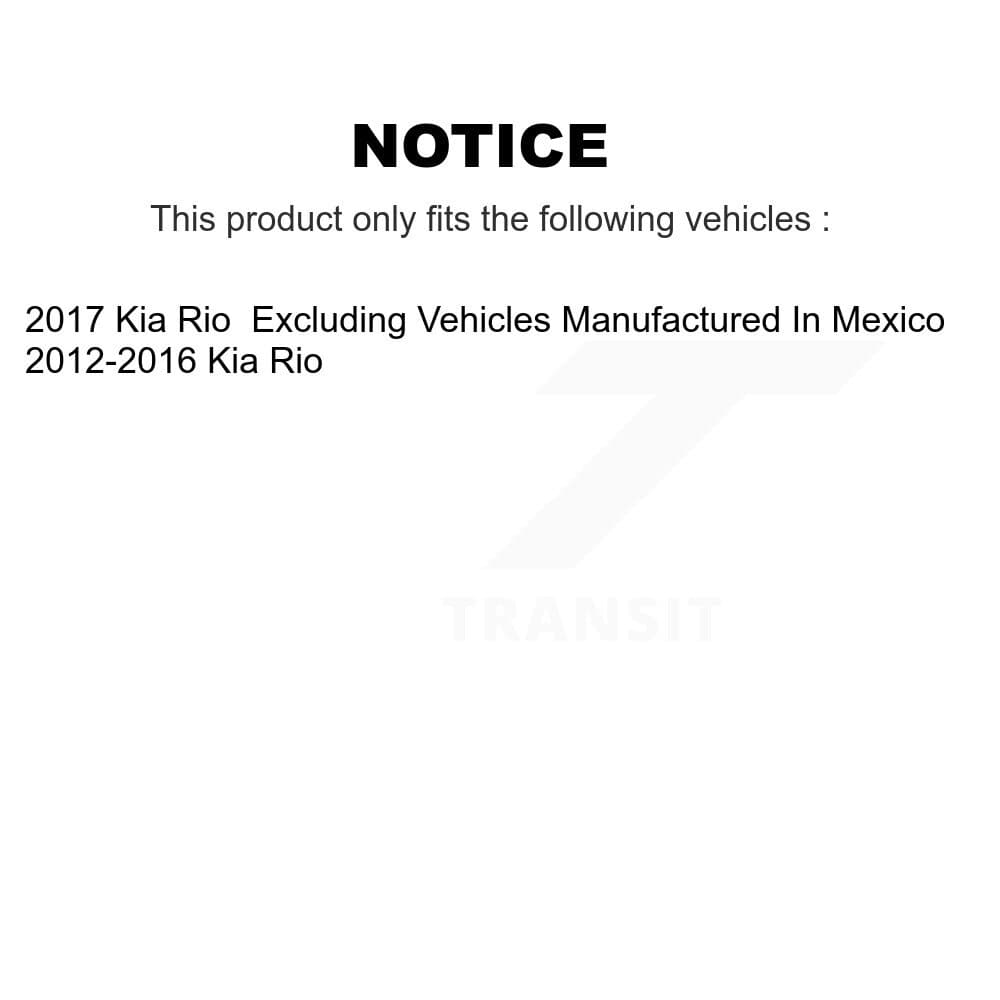Transit Auto - KC8-100328T - Rear Disc Brake Kits image 24