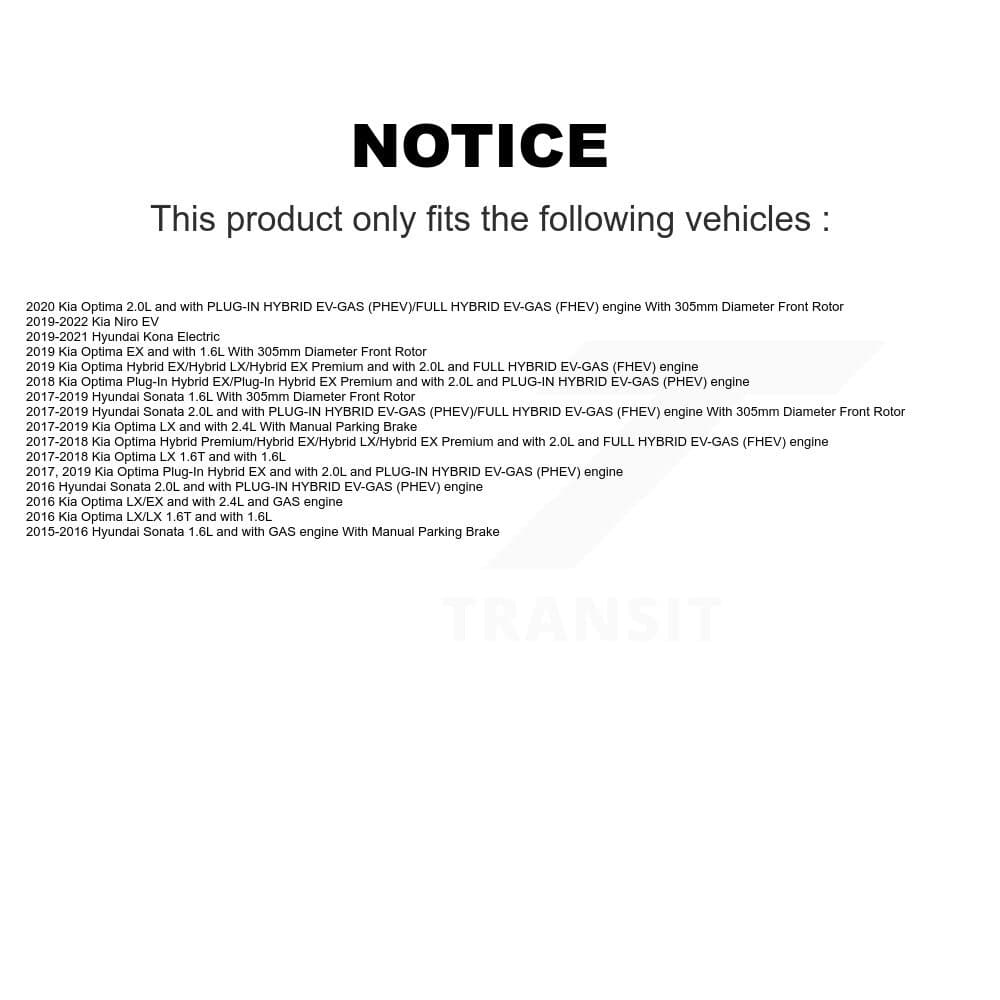 Transit Auto - KC8-100372T - Front Disc Brake Kits image 24