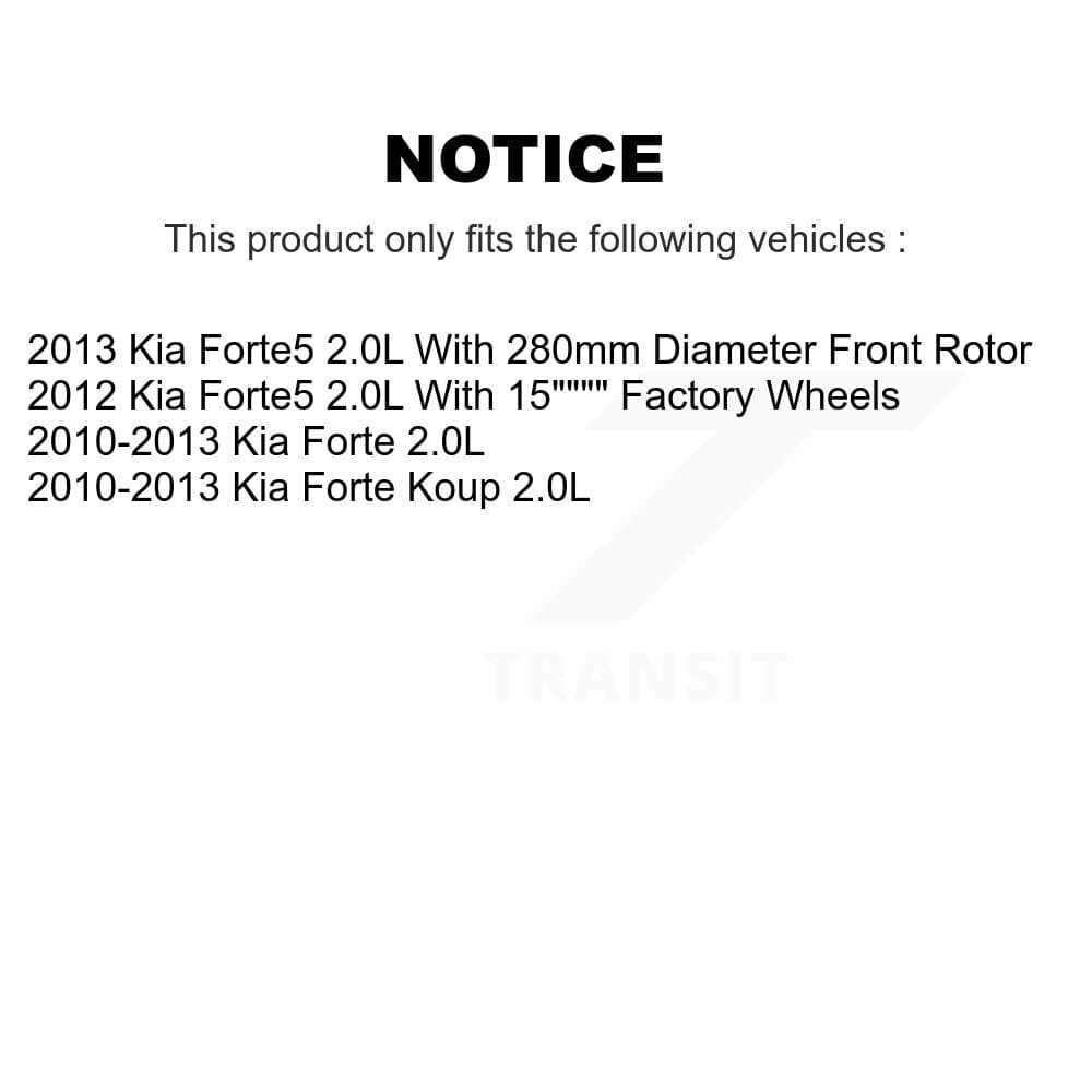 Transit Auto - KC8-100382N - Front Disc Brake Kits image 24