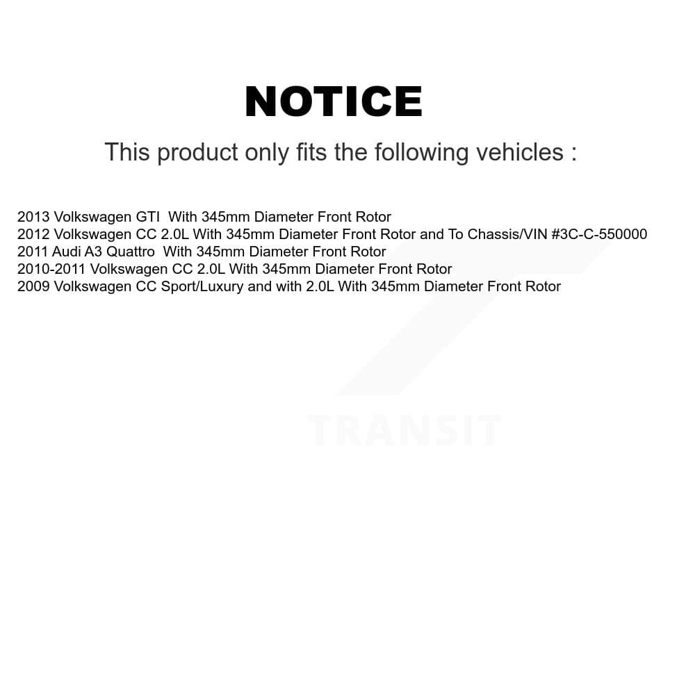 Transit Auto - KC8-100391N - Front Disc Brake Kits image 24