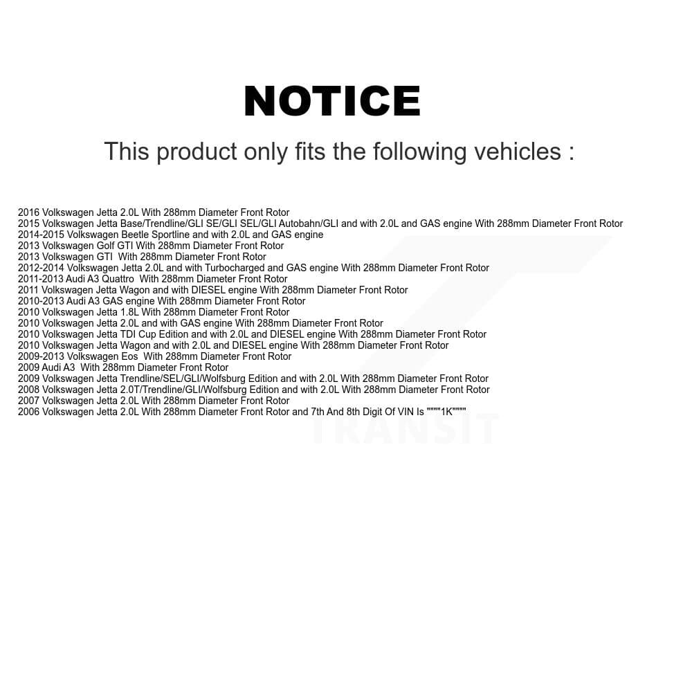 Transit Auto - KC8-100433T - Front Disc Brake Kits image 24