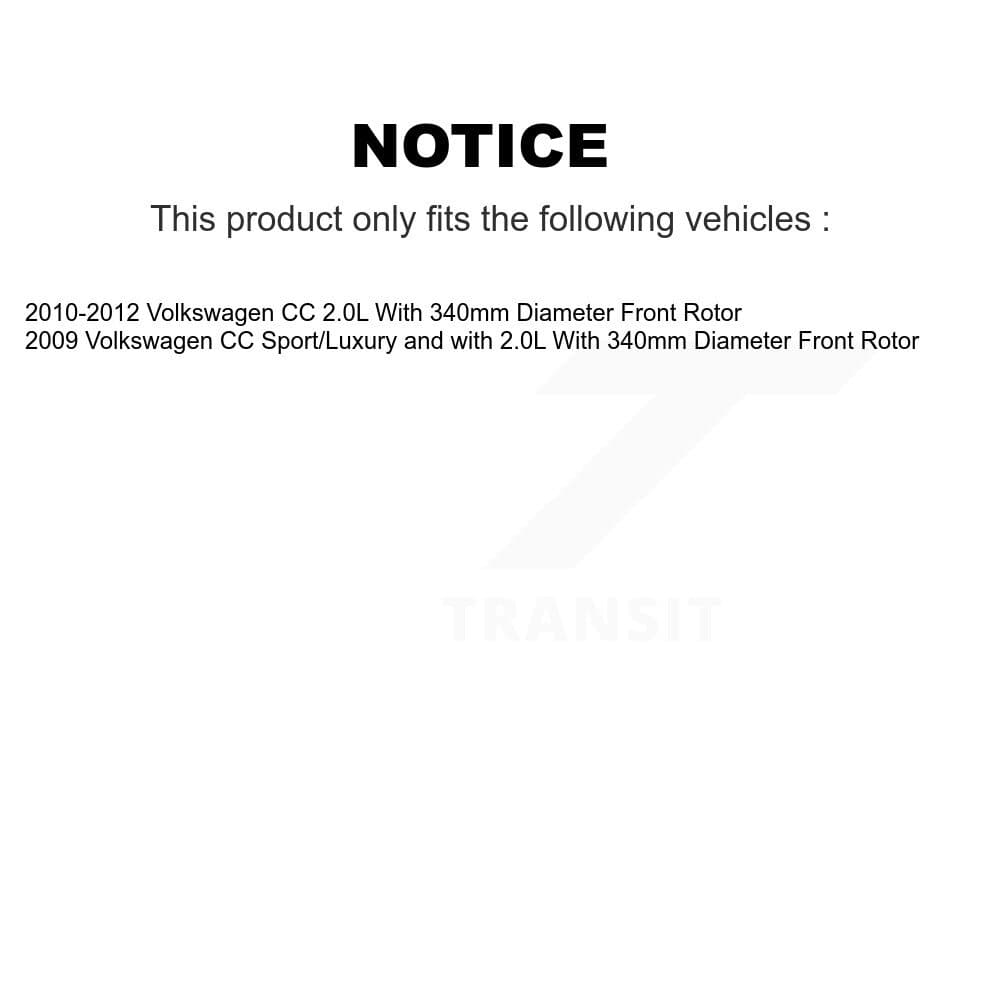 Transit Auto - KC8-100434T - Front Disc Brake Kits image 24