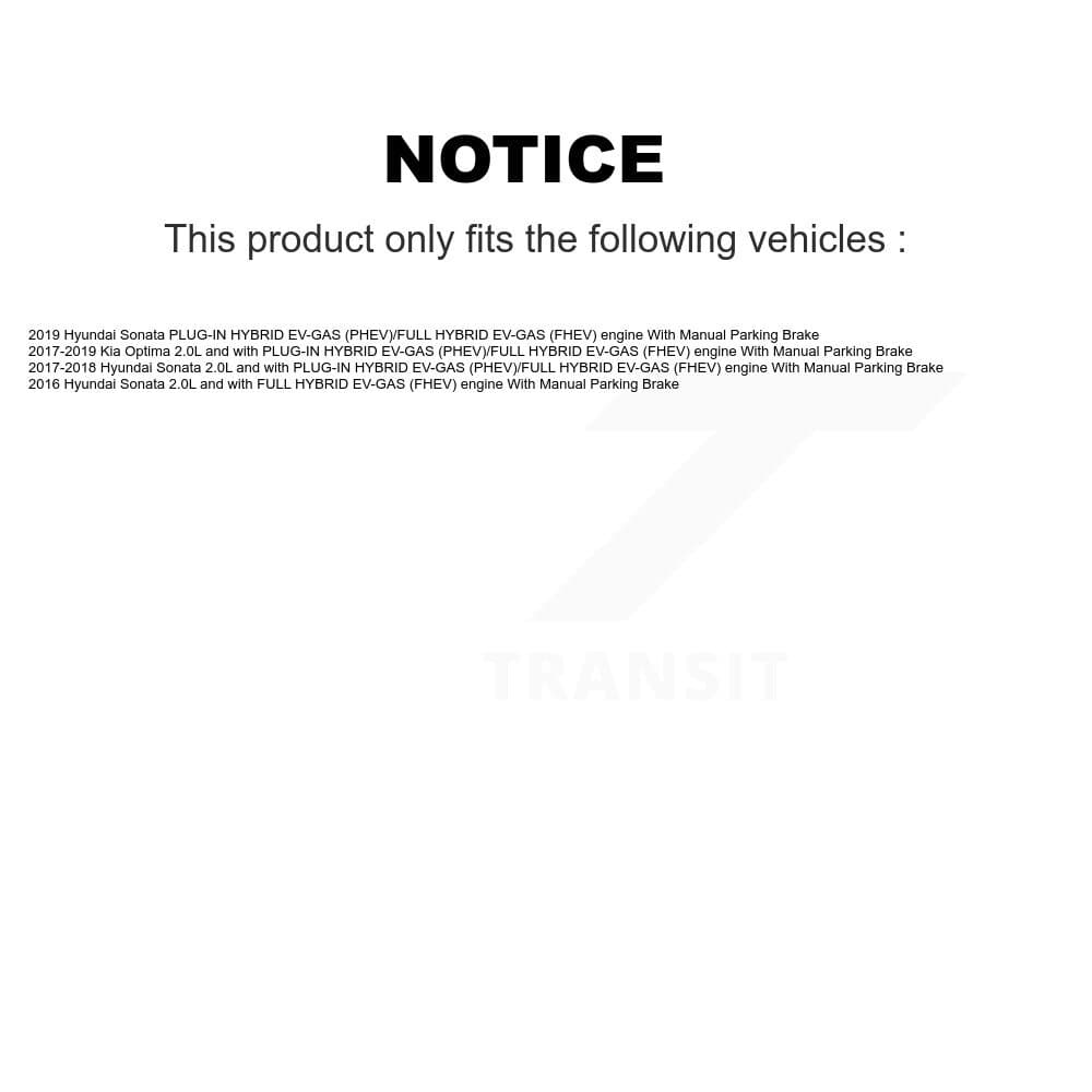 Transit Auto - KC8-100519S - Rear Disc Brake Kits image 24