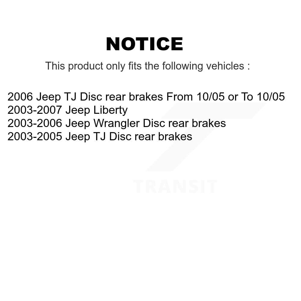 Transit Auto - KC8-100567P - Rear Disc Brake Kits image 24