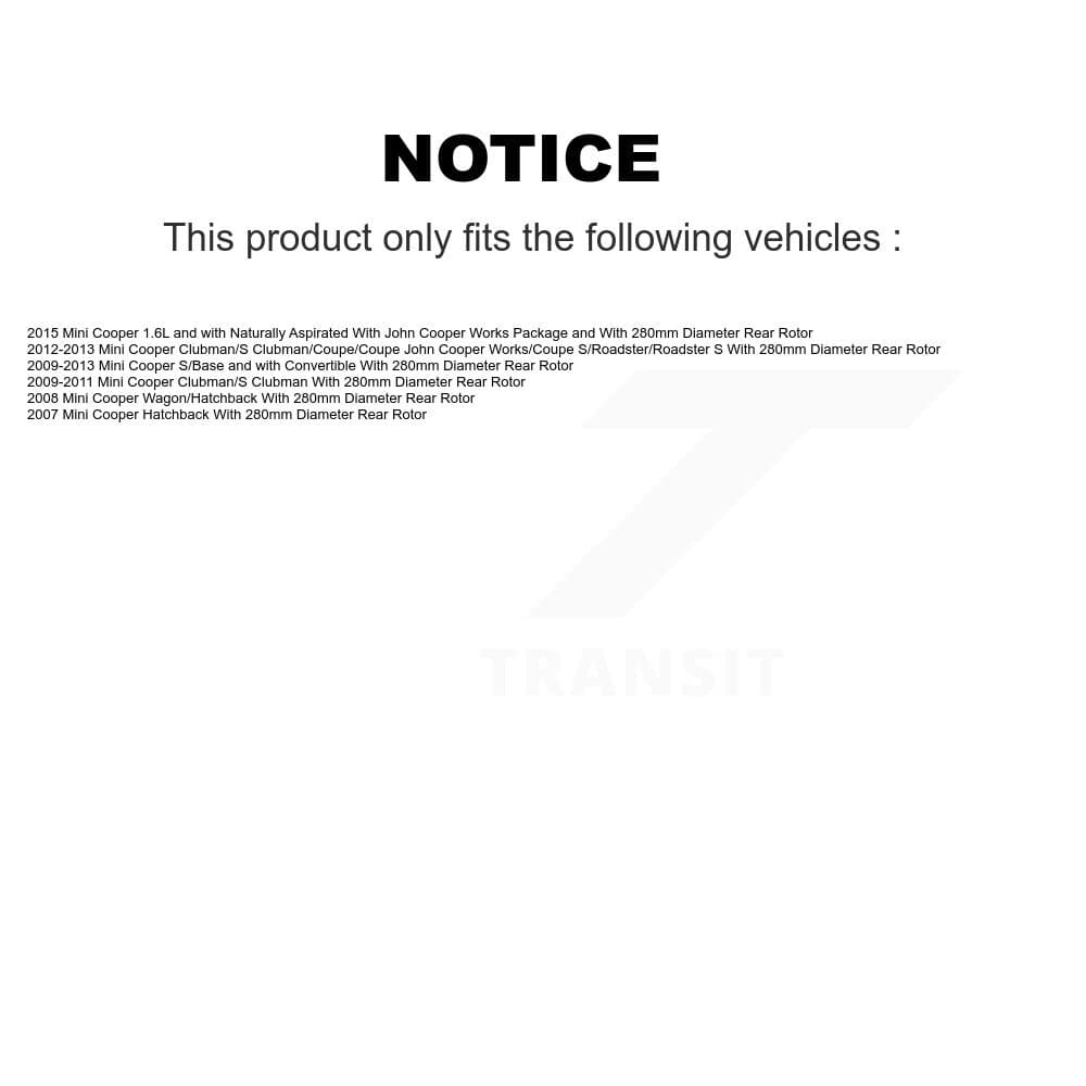 Transit Auto - KC8-100686P - Rear Disc Brake Kits image 24