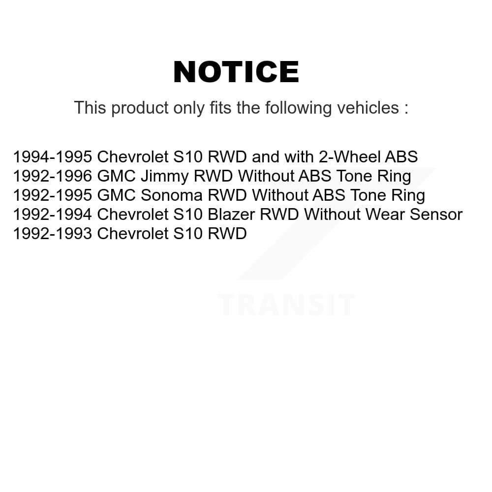 Transit Auto - KC8-100743S - Front and Rear Disc Brake Kits image 24