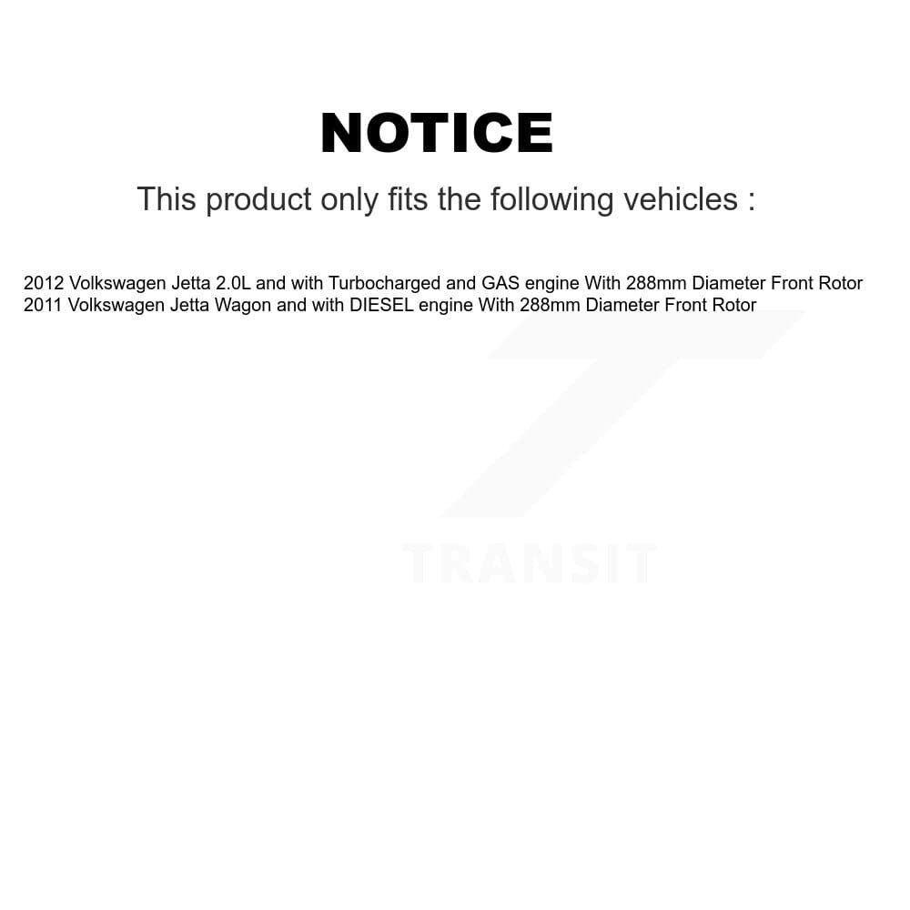 Transit Auto - KC8-100787T - Front and Rear Disc Brake Kits image 24