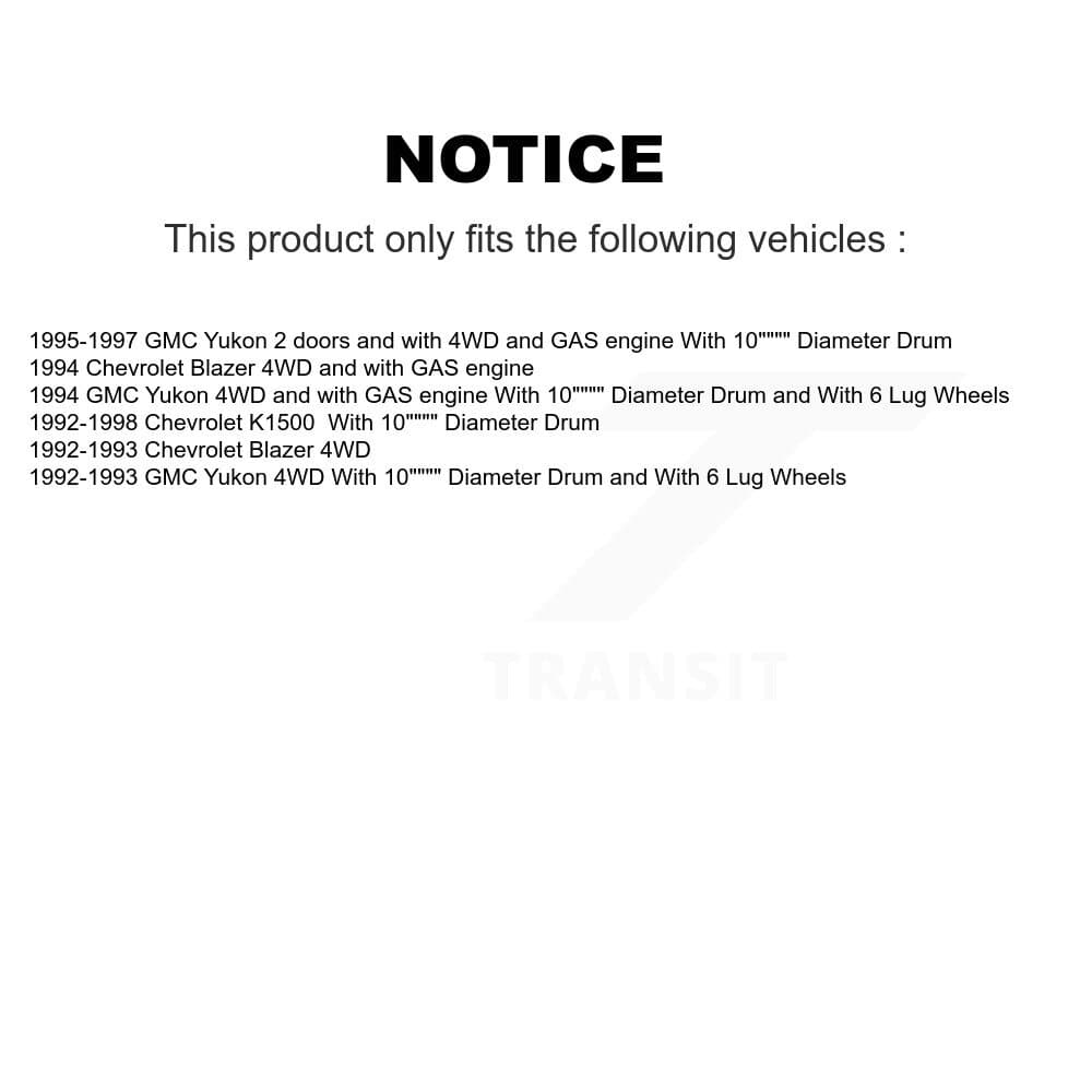 Transit Auto - KC8-100800P - Front and Rear Disc Brake Kits image 24