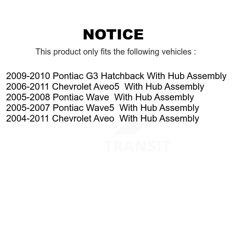 Transit Auto - KC8-100925S - Front and Rear Disc Brake Kits image 24