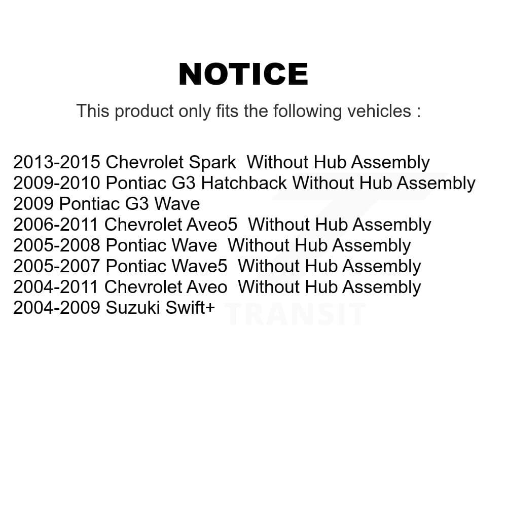 Transit Auto - KC8-100935C - Front and Rear Disc Brake Kits image 24