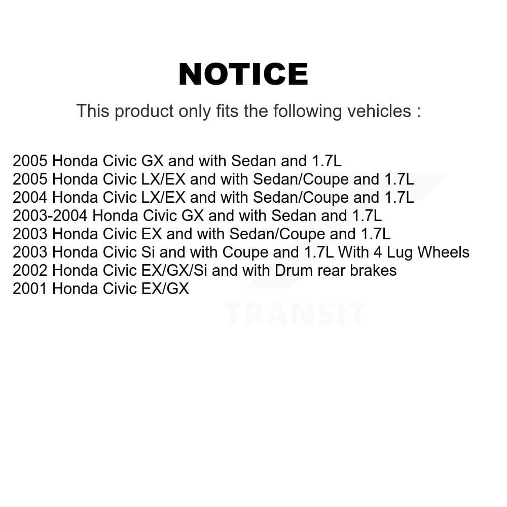 Transit Auto - KC8-101481N - Front and Rear Disc Brake Kits image 24