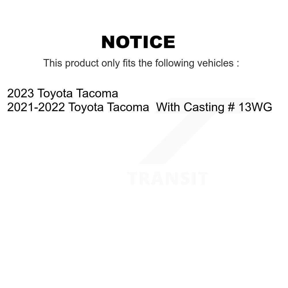 Transit Auto - KC8-101519N - Front and Rear Disc Brake Kits image 24