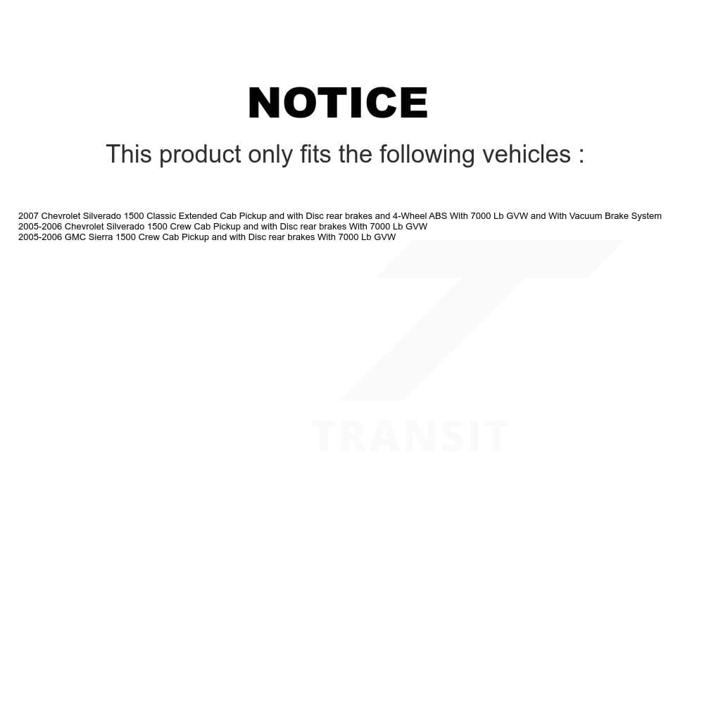 Transit Auto - KC8-101648N - Front and Rear Disc Brake Kits image 24