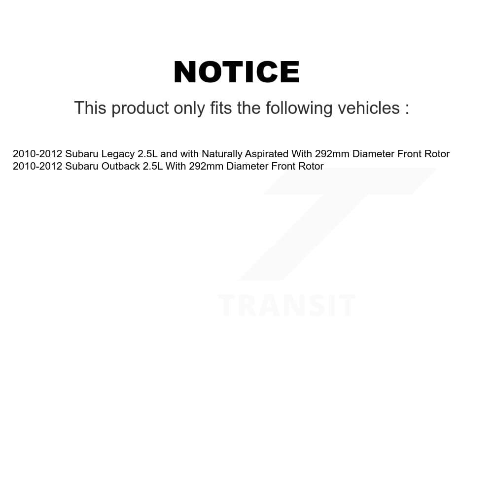 Transit Auto - KC8-101993N - Front and Rear Disc Brake Kits image 24