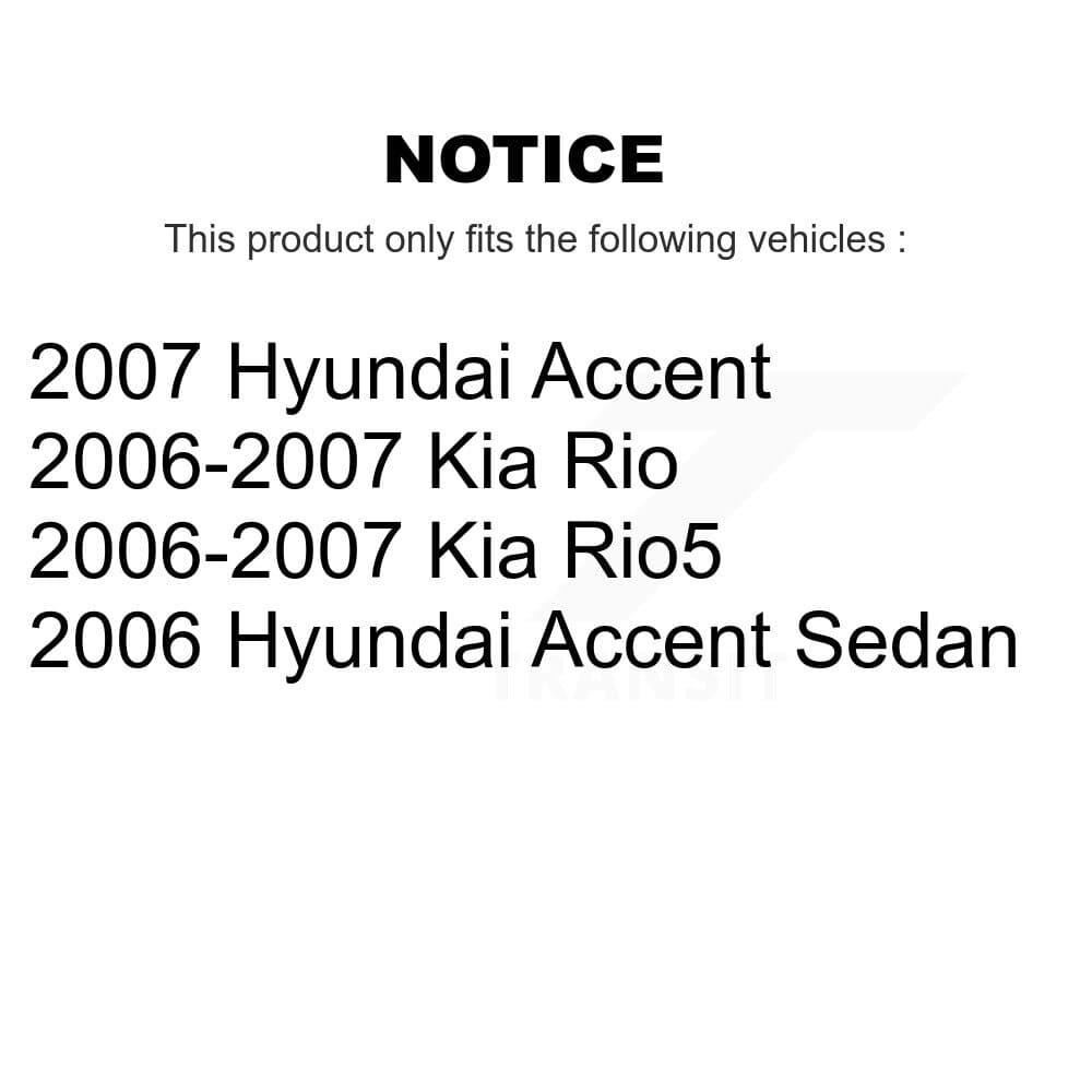 Transit Auto - KC8-102040N - Front and Rear Disc Brake Kits image 24