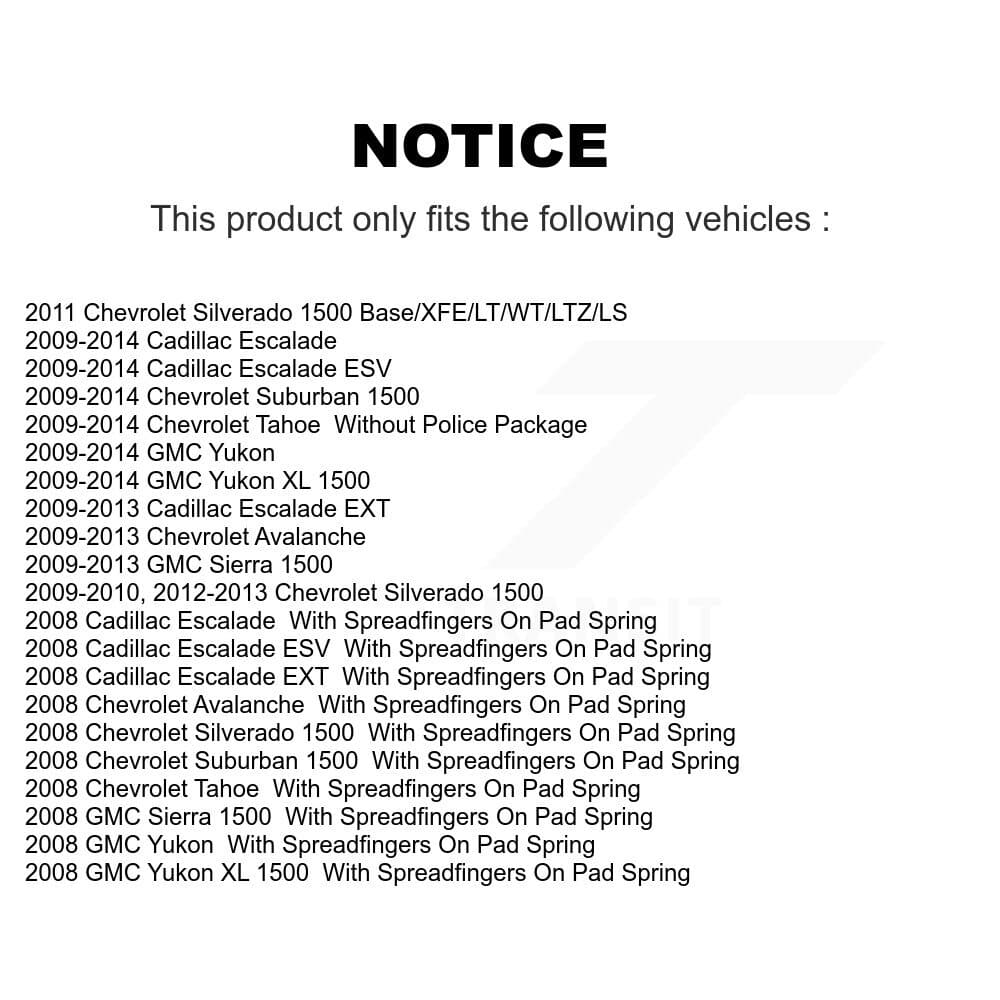 Transit Auto - KC8-102518N - Front and Rear Disc Brake Kits image 24