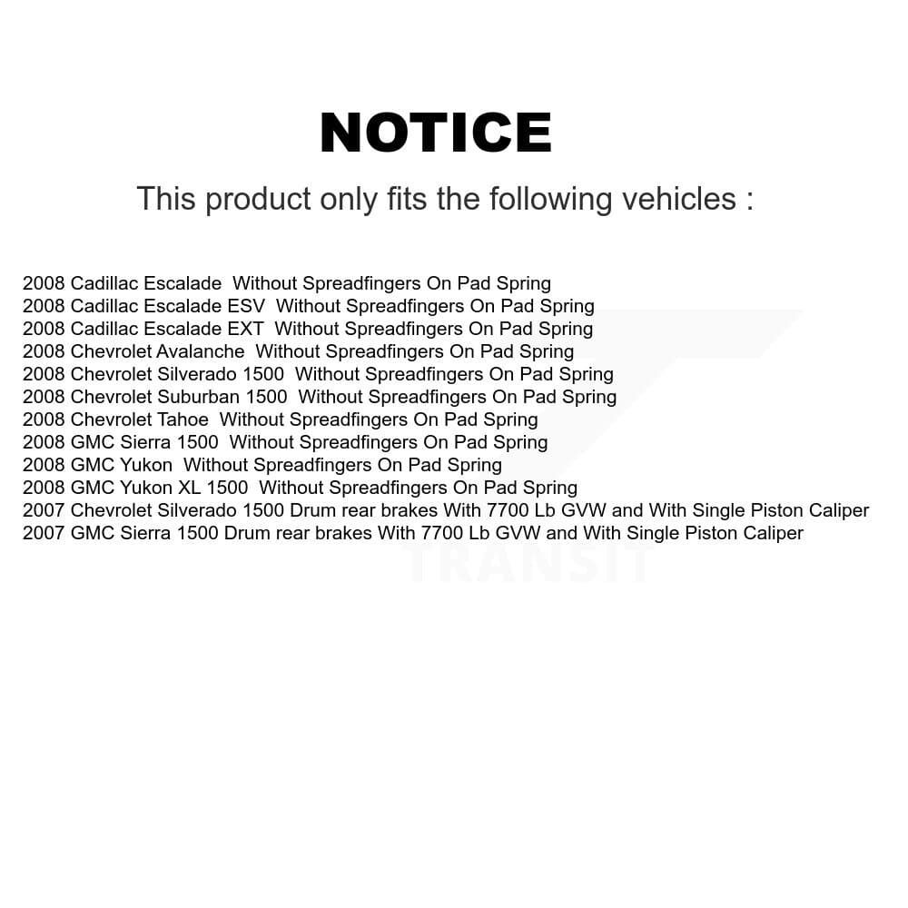 Transit Auto - KC8-102536N - Front and Rear Disc Brake Kits image 24