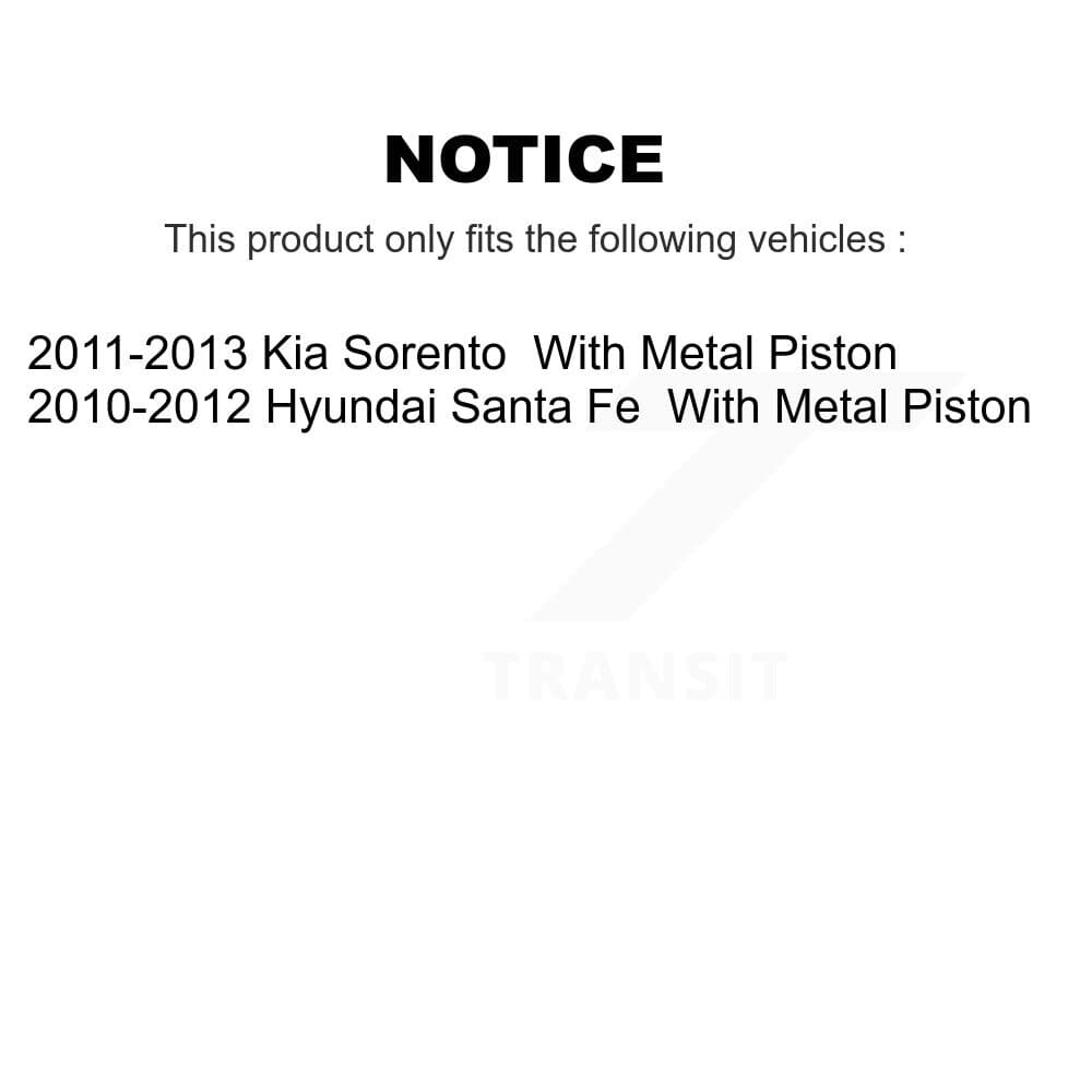 Transit Auto - KC8-103104N - Front and Rear Disc Brake Kits image 24