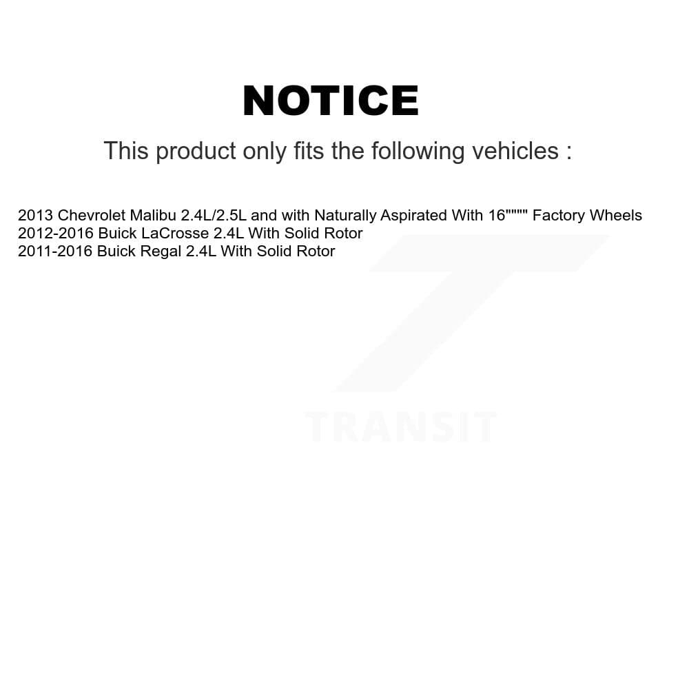Transit Auto - KC8-103276N - Rear Disc Brake Kits image 24