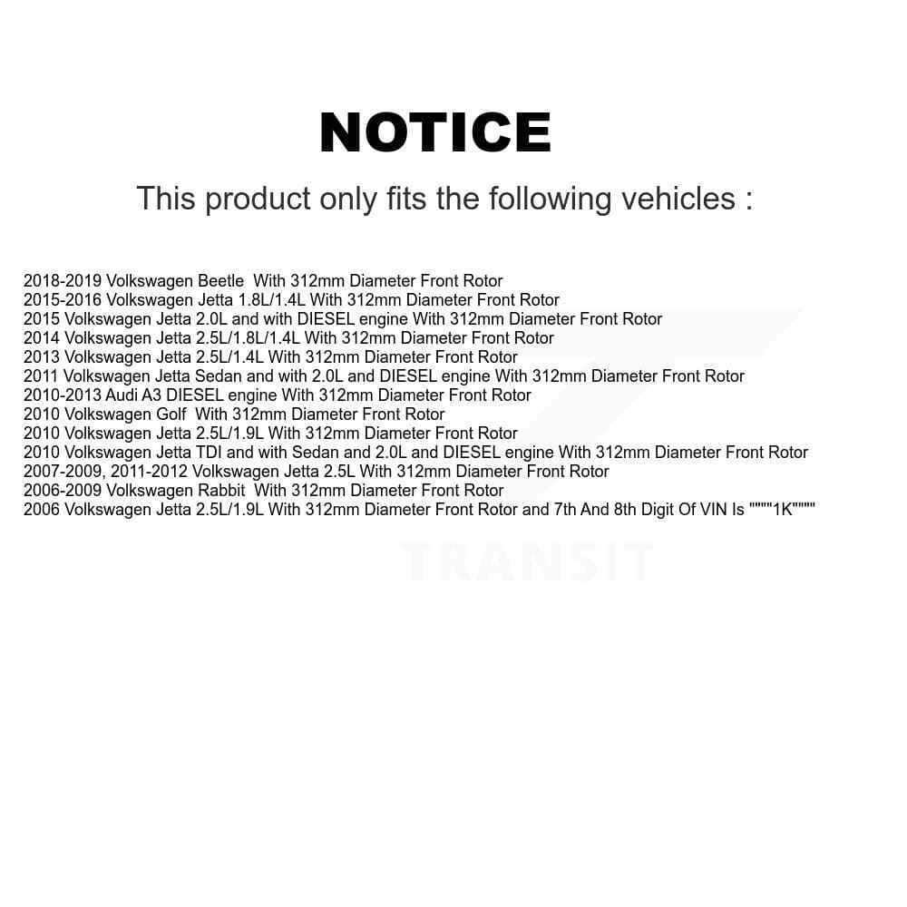 Transit Auto - KCD-100061P - Front Disc Brake Kits image 24