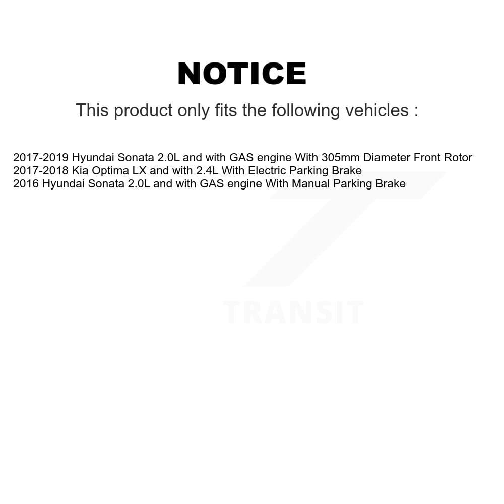 Transit Auto - KCD-100071P - Front Disc Brake Kits image 24