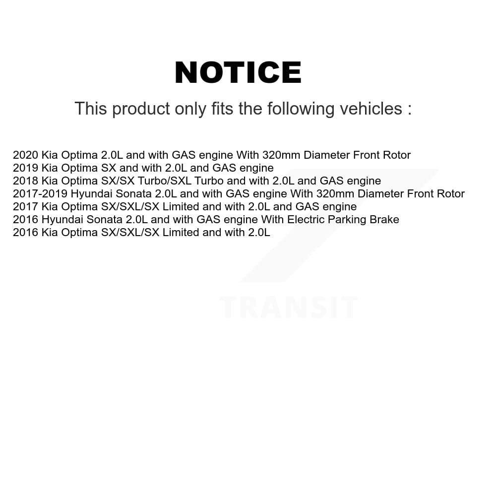 Transit Auto - KCD-100073T - Front Disc Brake Kits image 24
