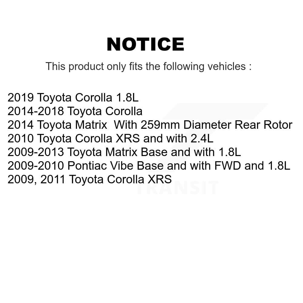 Transit Auto - KCD-100227P - Front and Rear Disc Brake Kits image 24