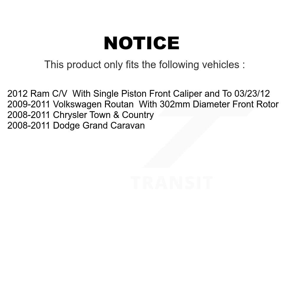Transit Auto - KCD-100356S - Front and Rear Disc Brake Kits image 24