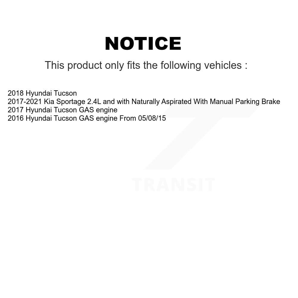 Transit Auto - KCD-100359P - Front and Rear Disc Brake Kits image 24