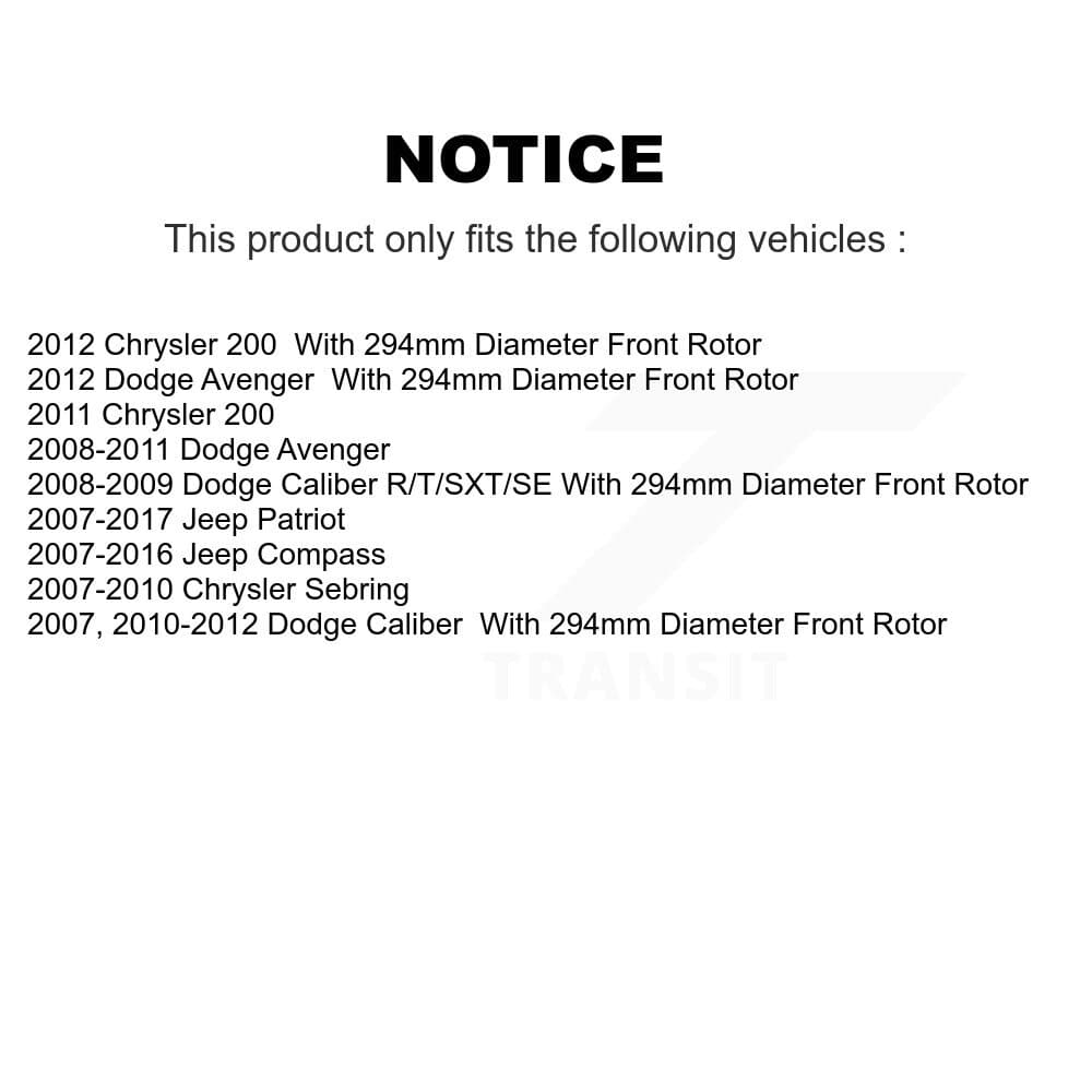 Transit Auto - KCD-100379N - Front Disc Brake Kits image 24