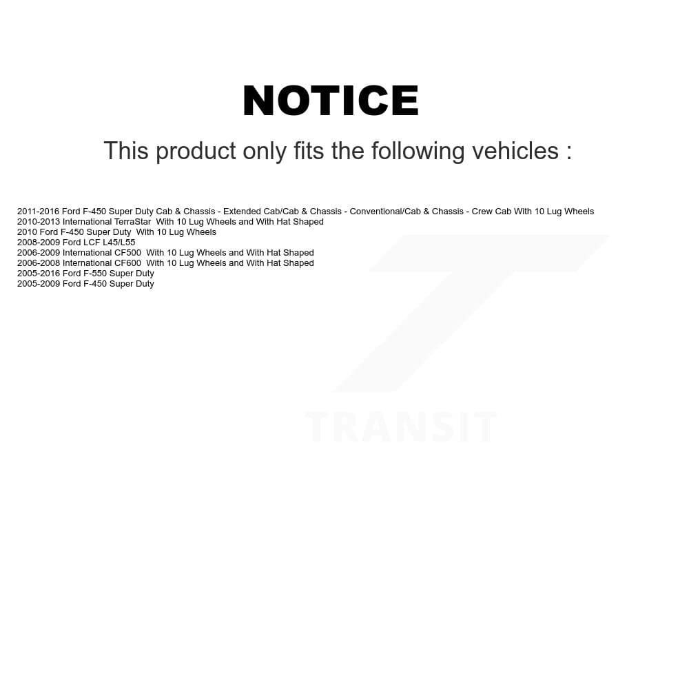 Transit Auto - KCD-100482P - Rear Disc Brake Kits image 24