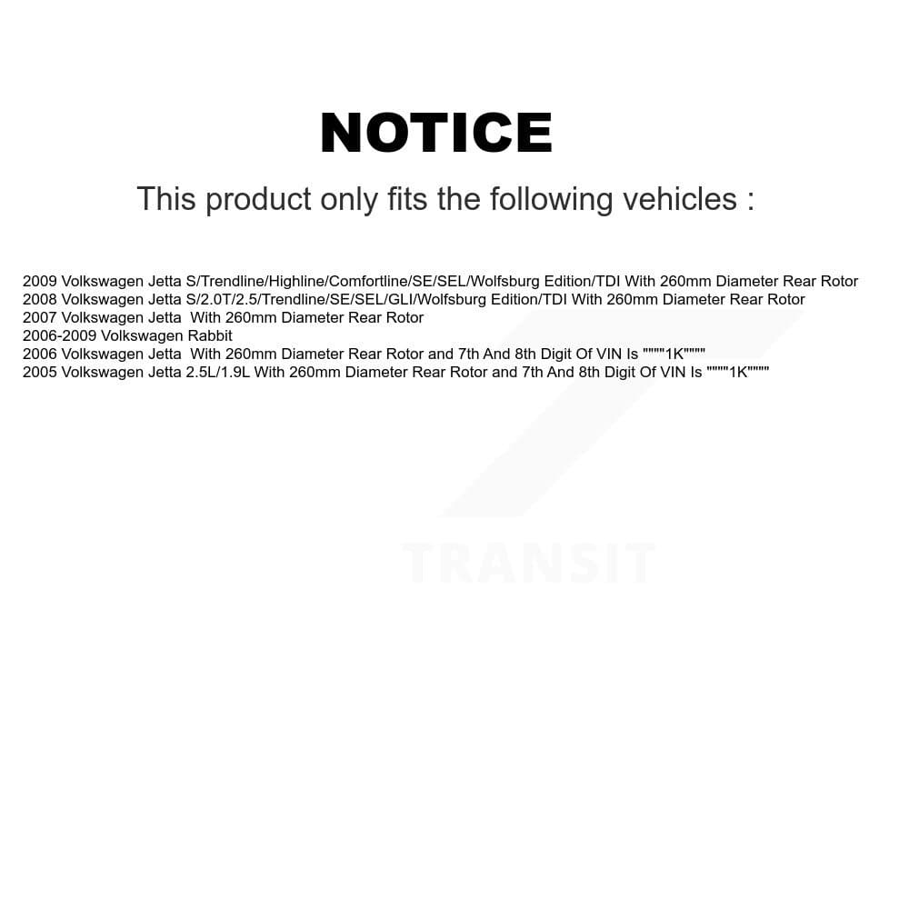Transit Auto - KCD-100513P - Rear Disc Brake Kits image 24