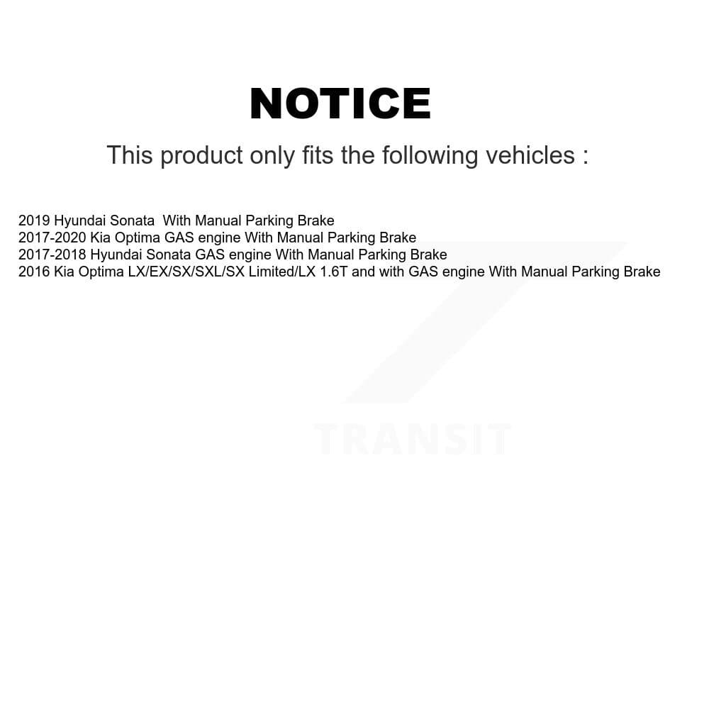 Transit Auto - KCD-100557C - Rear Disc Brake Kits image 24