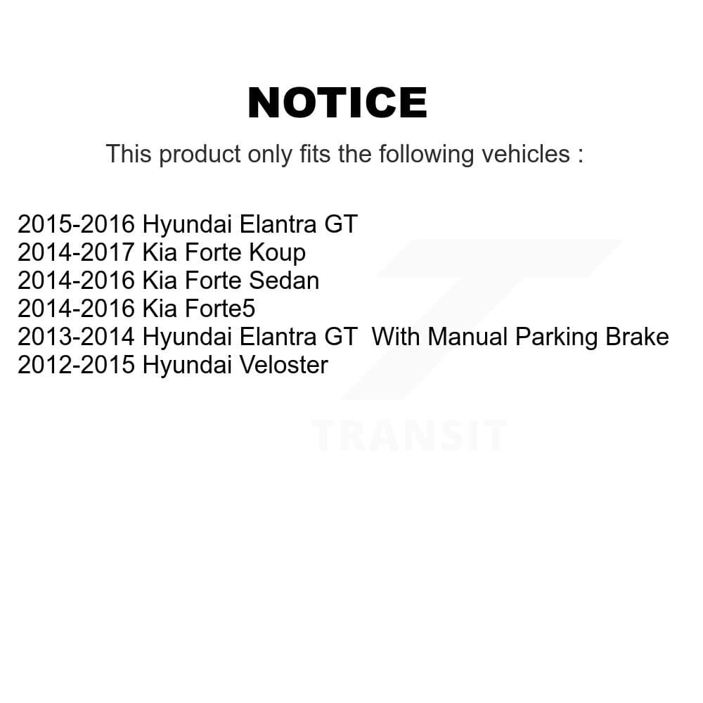 Transit Auto - KCD-100562C - Rear Disc Brake Kits image 24