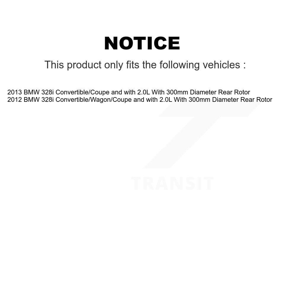 Transit Auto - KCD-100660S - Rear Disc Brake Kits image 24