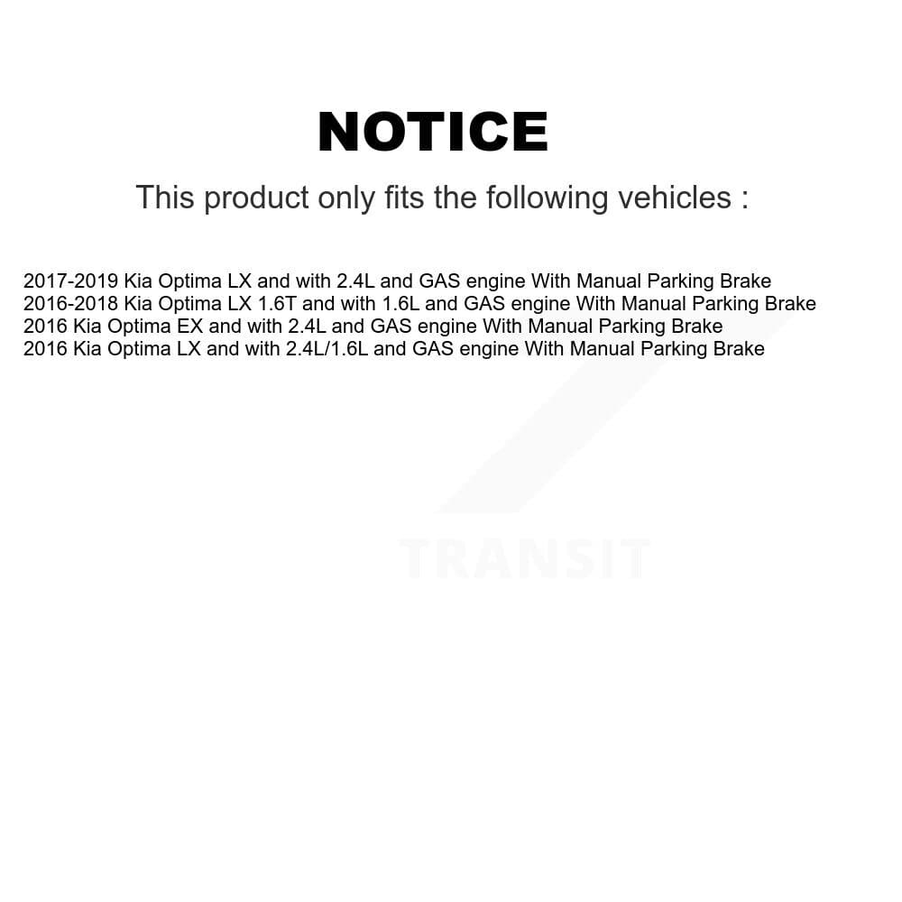 Transit Auto - KCD-100729N - Front and Rear Disc Brake Kits image 24