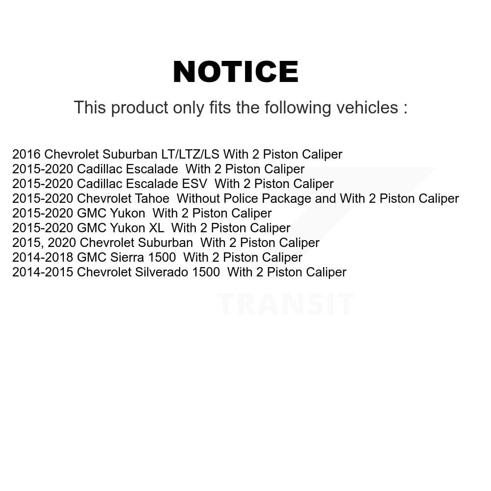 Transit Auto - KCD-100813N - Front and Rear Disc Brake Kits image 24