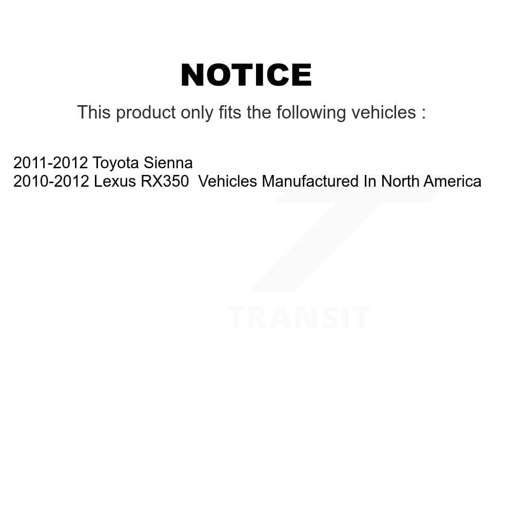 Transit Auto - KCD-101184N - Front and Rear Disc Brake Kits image 24