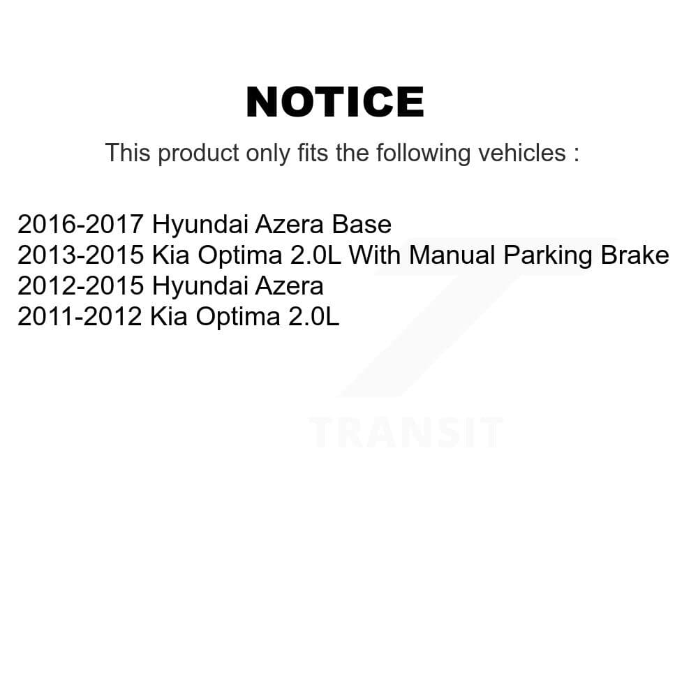 Transit Auto - KCD-101483N - Rear Disc Brake Kits image 24