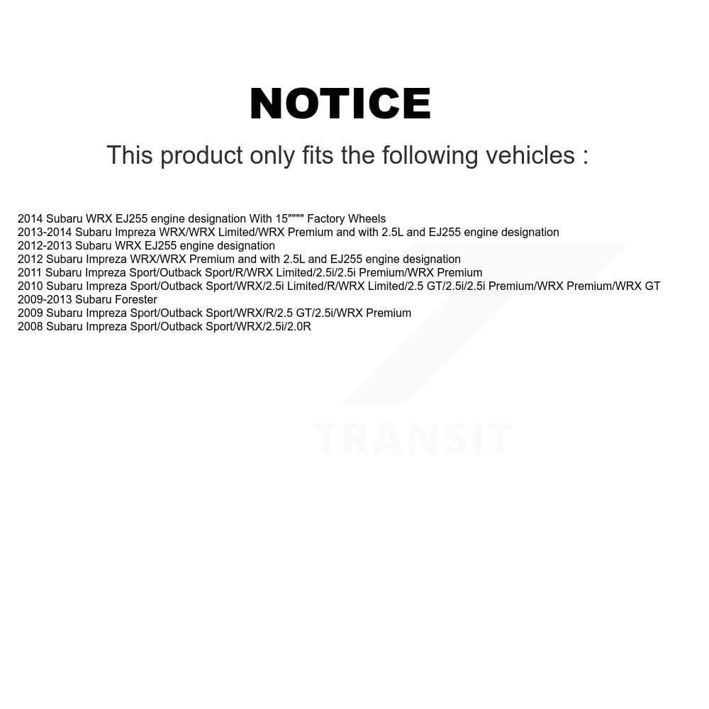 Transit Auto - KCD-101519N - Rear Disc Brake Kits image 24