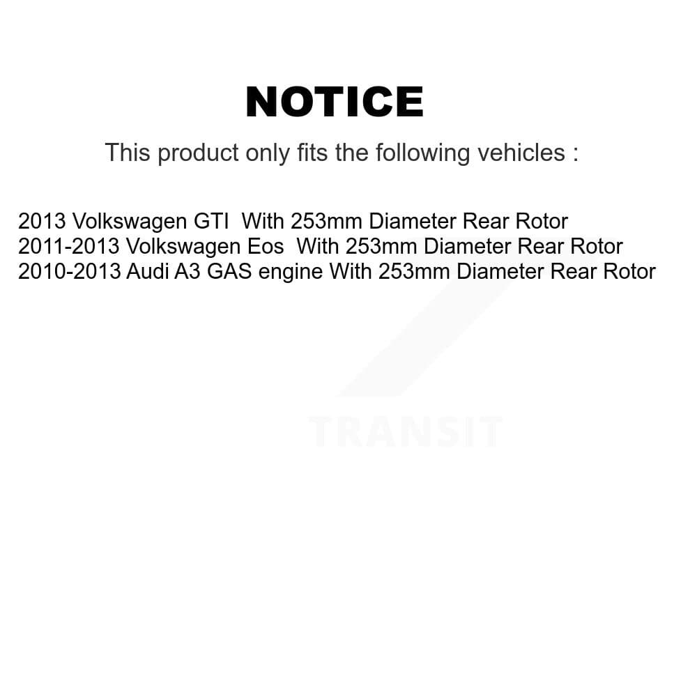 Transit Auto - KCG-100053C - Rear Disc Brake Kits image 24